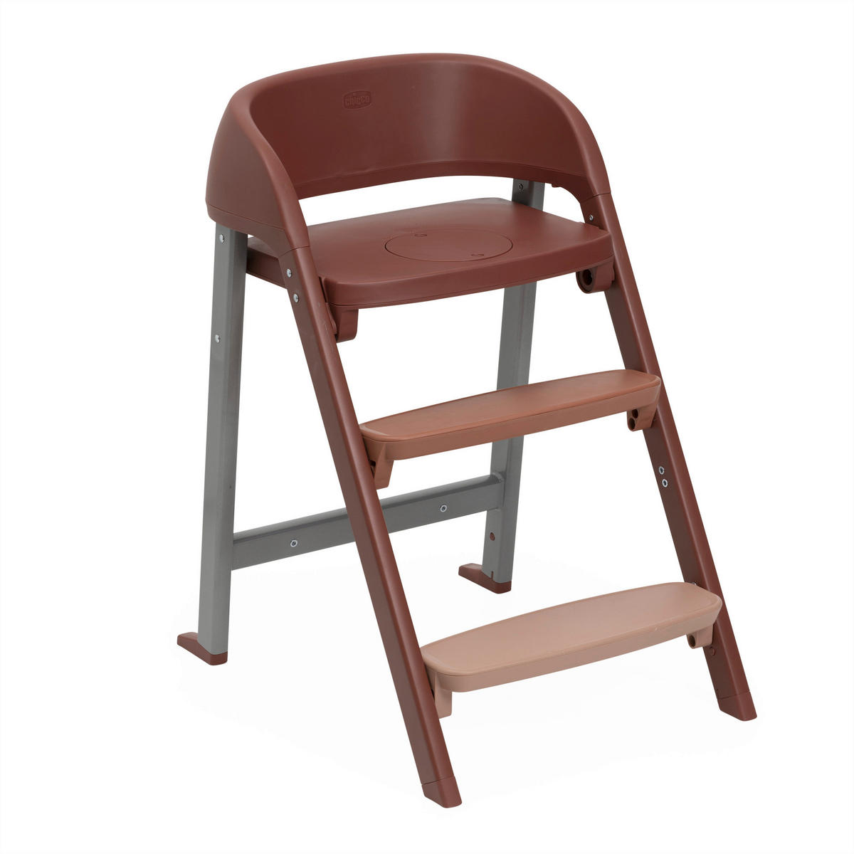 HOCHSTUHL CRESCENDO UP  - Rotbraun, Basics, Kunststoff/Metall (45/85/102/65cm) - Chicco
