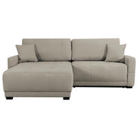 ECKSOFA Hellgrau Chenille, Struktur  - Hellgrau, Design, Textil (237/186cm) - MID.YOU