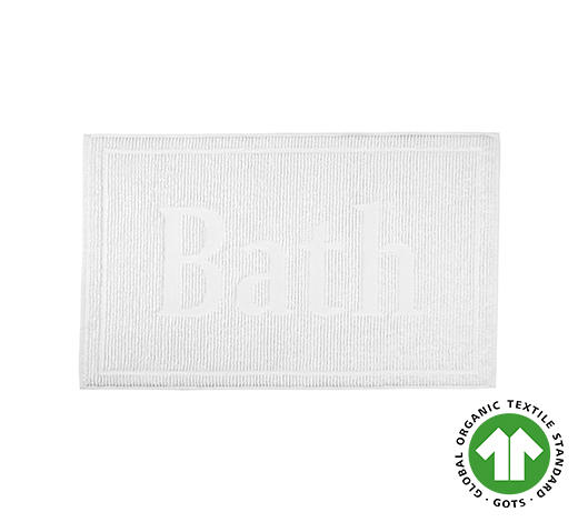 BADEMATTE Bonita 50/80 cm - Weiß, Design, Textil (50/80cm) - Bio:Vio