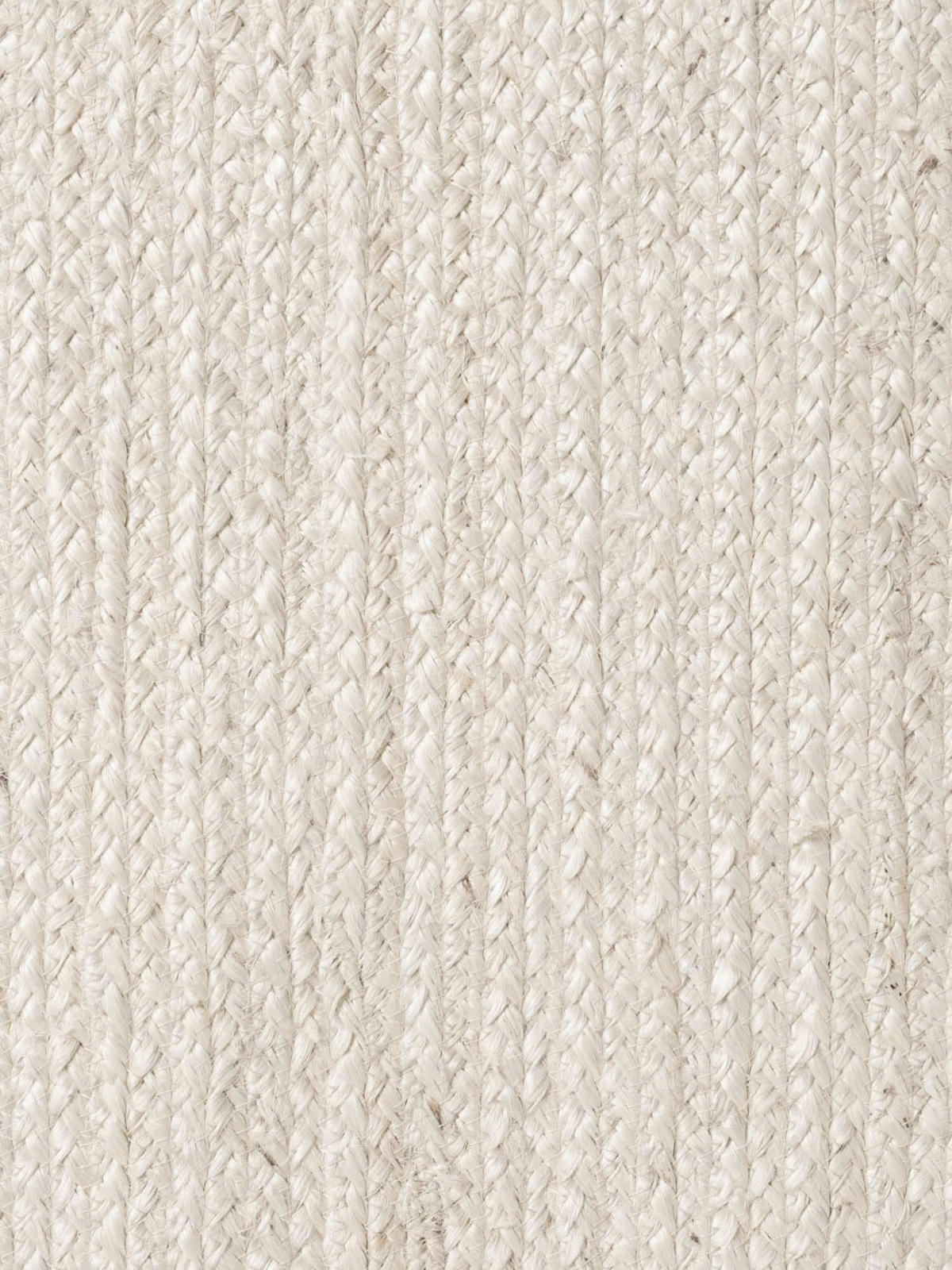 JUTETEPPICH 160/230 cm Jute Braided Weiß  - Weiß, Basics, Textil (160/230cm) - Hanse Home