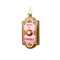 CHRISTBAUMKUGEL  - Rosa, LIFESTYLE, Glas (5.7/2.7/12.5cm)