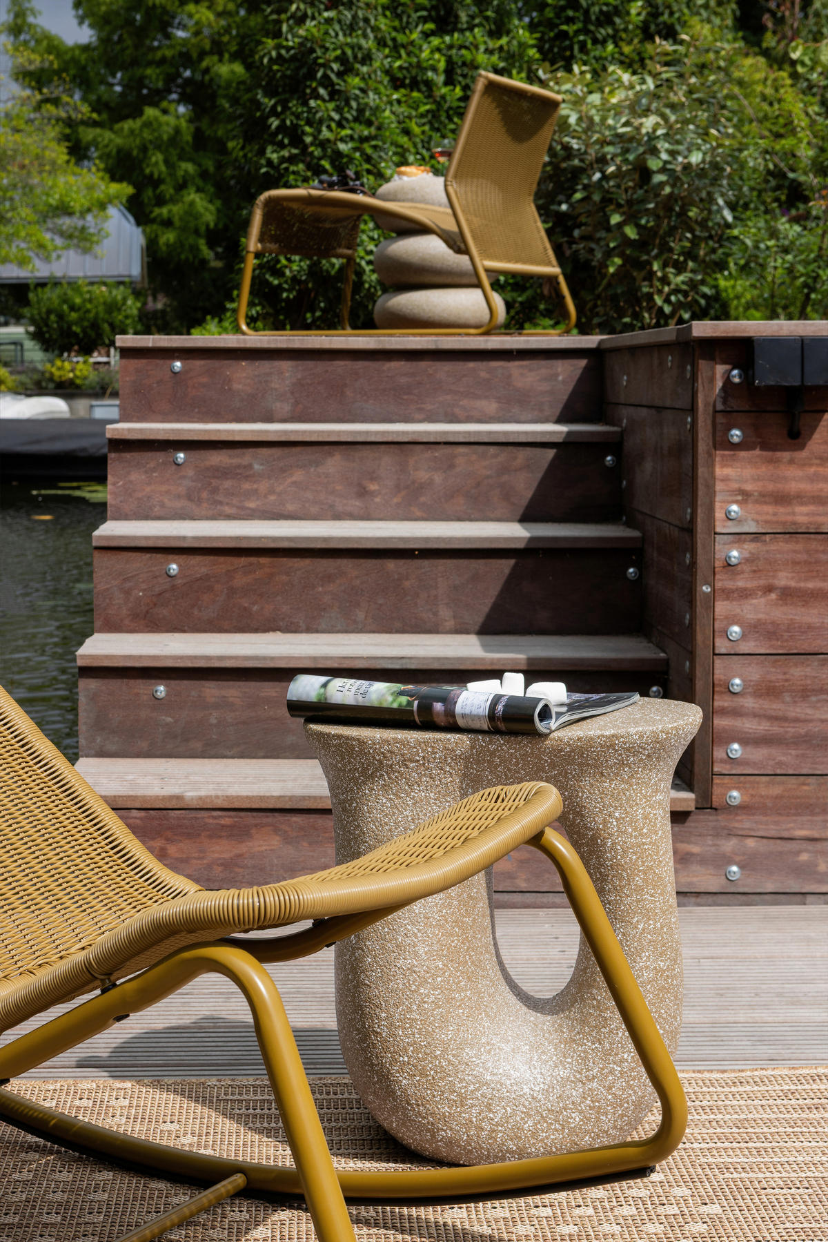 BEISTELLTISCH 42/33/45 cm Moson Beige organisch  - Beige, Design, Keramik/Metall (42/33/45cm) - Livetastic