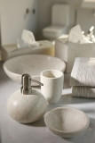 WC-BÜRSTENHALTER - Creme, Basics, Stein (11,5/22cm) - Aquanova