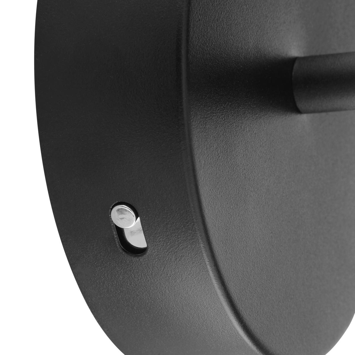 LED-WANDLEUCHTE - Schwarz/Braun, Design, Kunststoff/Metall (11/20/15cm) - Brilliant