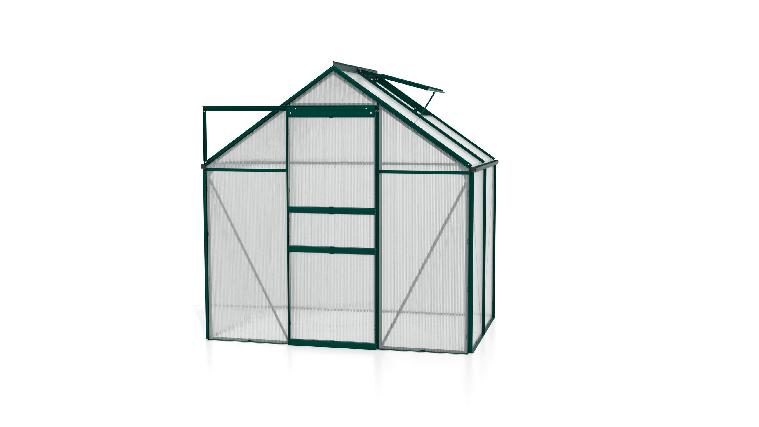 Gewächshausbausatz Comet 2500 2,5 m2 Metall/Kunststoff