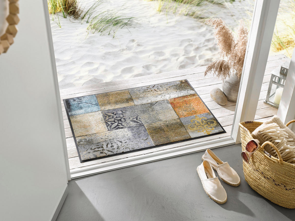 DVEŘNÍ ROHOŽKA, 60/85 cm, vícebarevná - vícebarevná, Konvenční, textil/plast (60/85cm) - Esposa