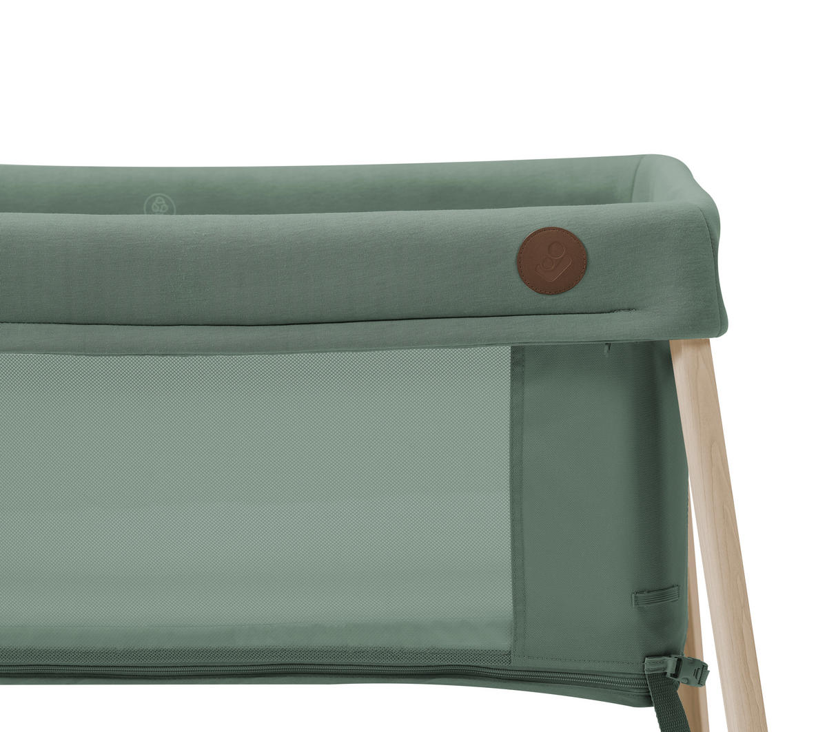 PRENOSNA POSTELJICA Iris 68/69/115 cm temno zelena  - temno zelena, Basics, kovina/umetna masa (68/69/115cm) - Maxi Cosi Pro