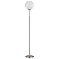 STEHLEUCHTE BARRY 25/154,5 cm  - Klar/Chromfarben, Basics, Glas/Kunststoff (25/154,5cm) - Globo