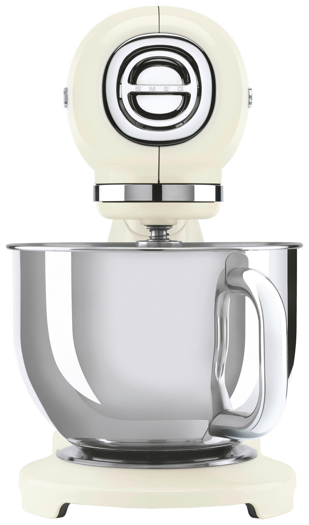 KÜCHENMASCHINE 50'S STYLE SMF03CREU  - Creme/Alufarben, Basics, Metall (40,2/37,8/22,1cm) - SMEG