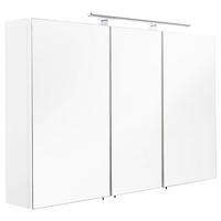 SPIEGELSCHRANK 110/68/16 cm  - Weiß, Basics, Glas/Holzwerkstoff (110/68/16cm) - MID.YOU