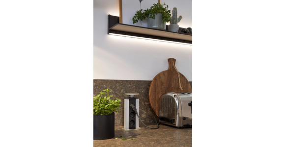EINBAUKÜCHE - Eichefarben/Anthrazit, Design, Holzwerkstoff - Dieter Knoll