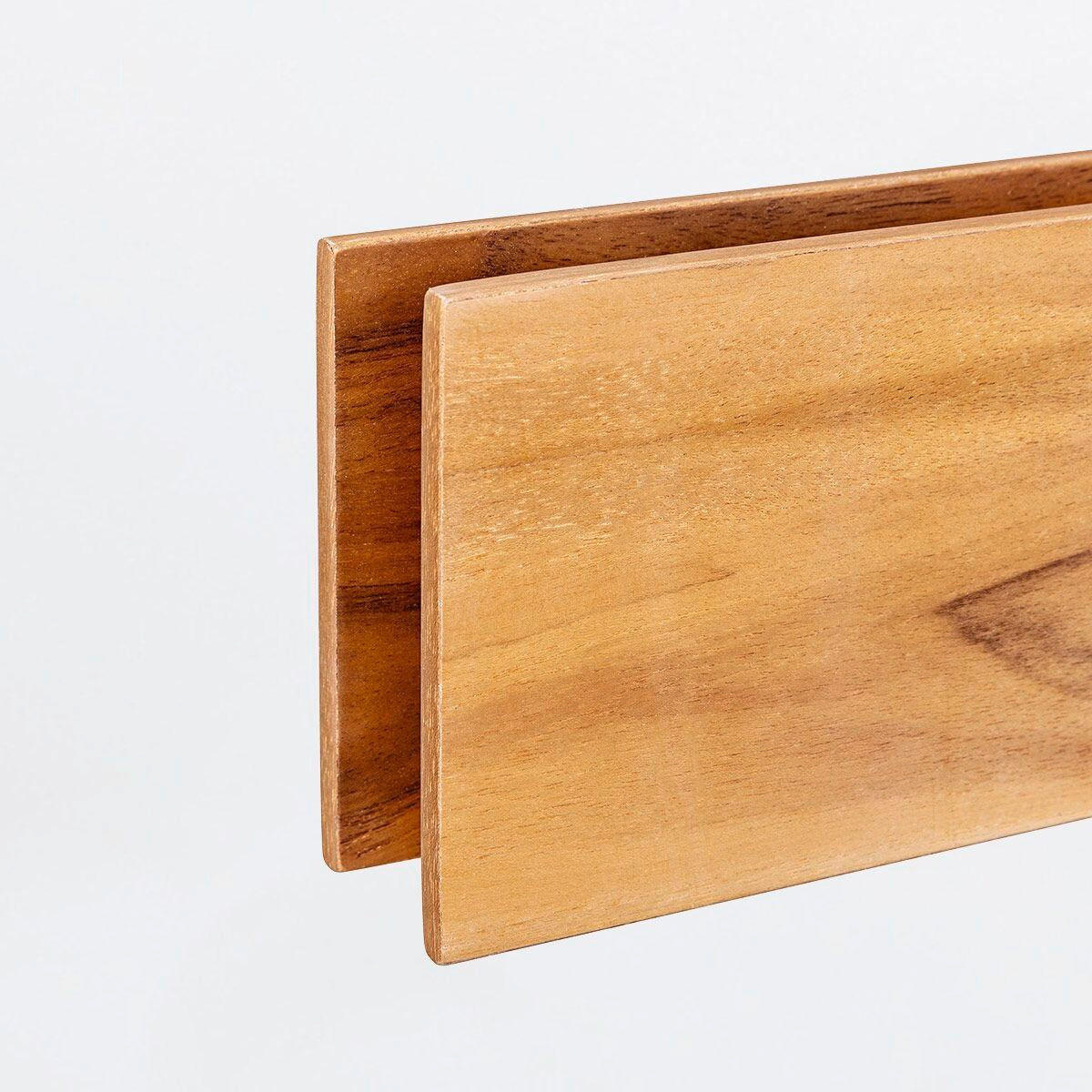 LED-HÄNGELEUCHTE    - Teakfarben, Natur, Holz/Kunststoff (48/5/127cm) - Elstead Lighting