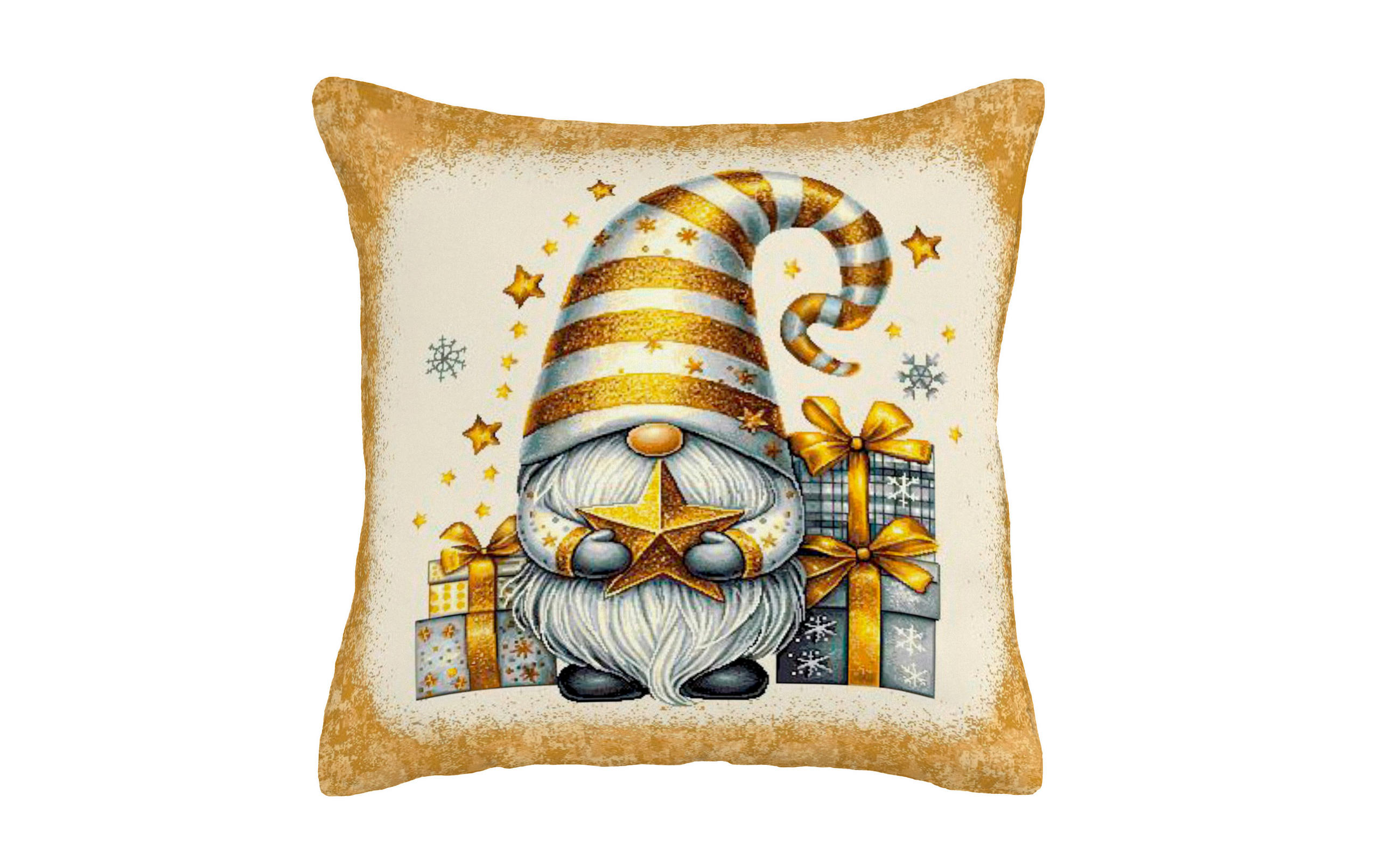 PREVLEKA ZA BLAZINO  SANTA  45/45 cm       večbarvno  - večbarvno, Basics, tekstil (45/45cm) - X-Mas