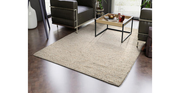 HANDWEBTEPPICH 70/140 cm Helsinki Beige  - Beige, Basics, Textil (70/140cm) - Linea Natura