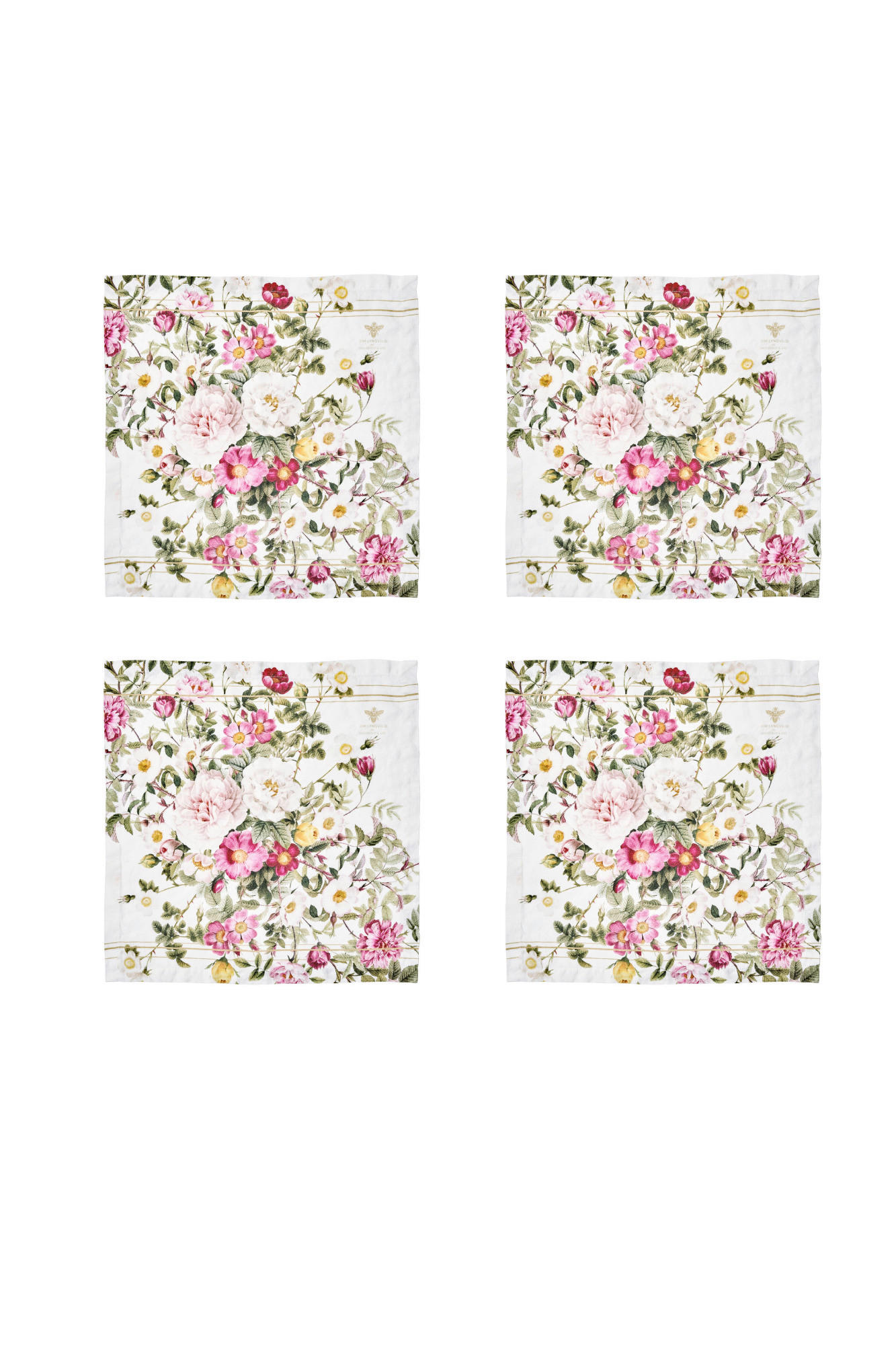 XXXLutz Stoffserviette Rose Flower Garden Hellrosa 45x45 cm