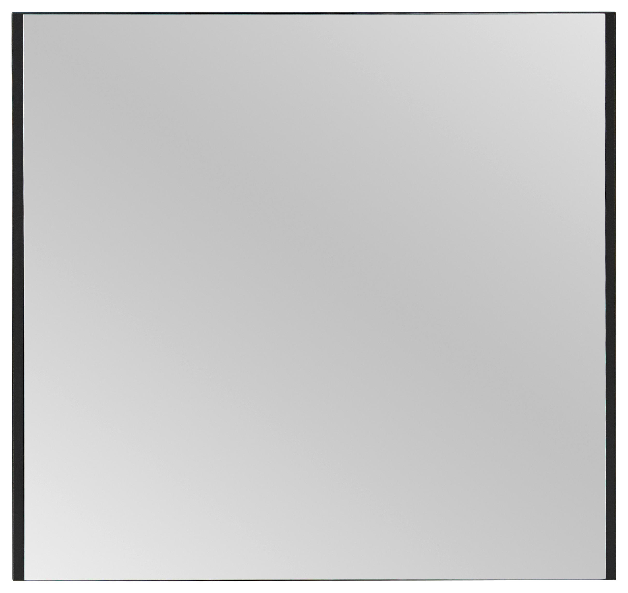 WANDSPIEGEL 87,6/82,4/2 cm - Schwarz, KONVENTIONELL, Glas/Holzwerkstoff (87,6/82,4/2cm) - Voleo