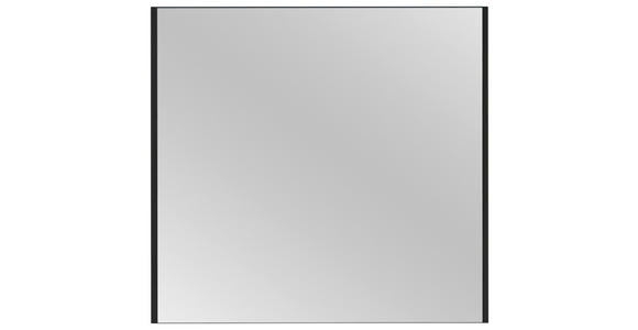 WANDSPIEGEL 87,6/82,4/2 cm    - Schwarz, KONVENTIONELL, Glas/Holzwerkstoff (87,6/82,4/2cm) - Voleo