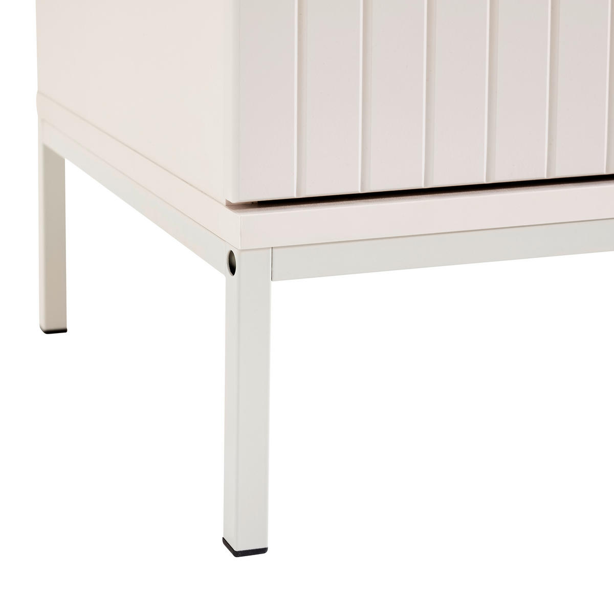 LOWBOARD  in 205,8/56/38 cm  - Kaschmir, KONVENTIONELL, Glas/Holzwerkstoff (205,8/56/38cm) - Voleo