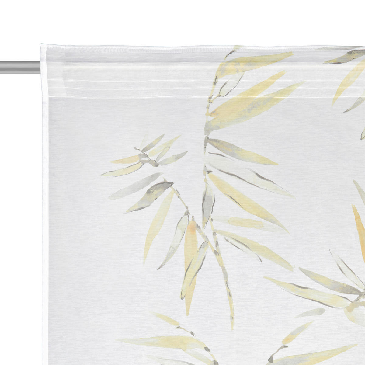 KÉSZFÜGGÖNY áttetsző  - sárga, Design, műanyag (140/245cm) - Esposa