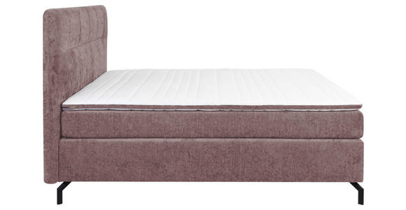 BOXSPRINGBETT 160/200 cm  in Altrosa  - Schwarz/Altrosa, Design, Textil/Metall (160/200cm) - Esposa