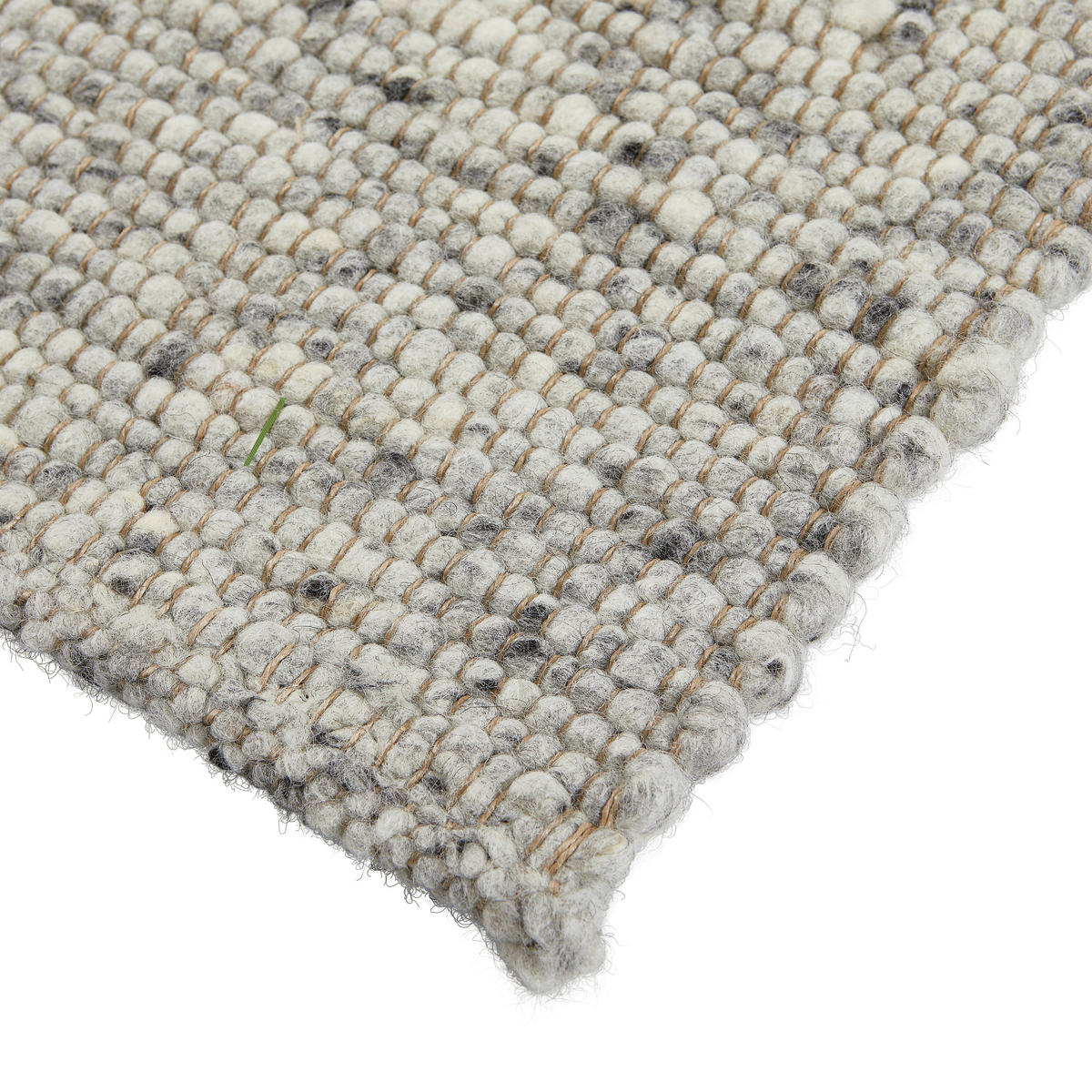 HANDWEBTEPPICH 130/190 cm Grau  - Grau, Basics, Textil (130/190cm) - Linea Natura