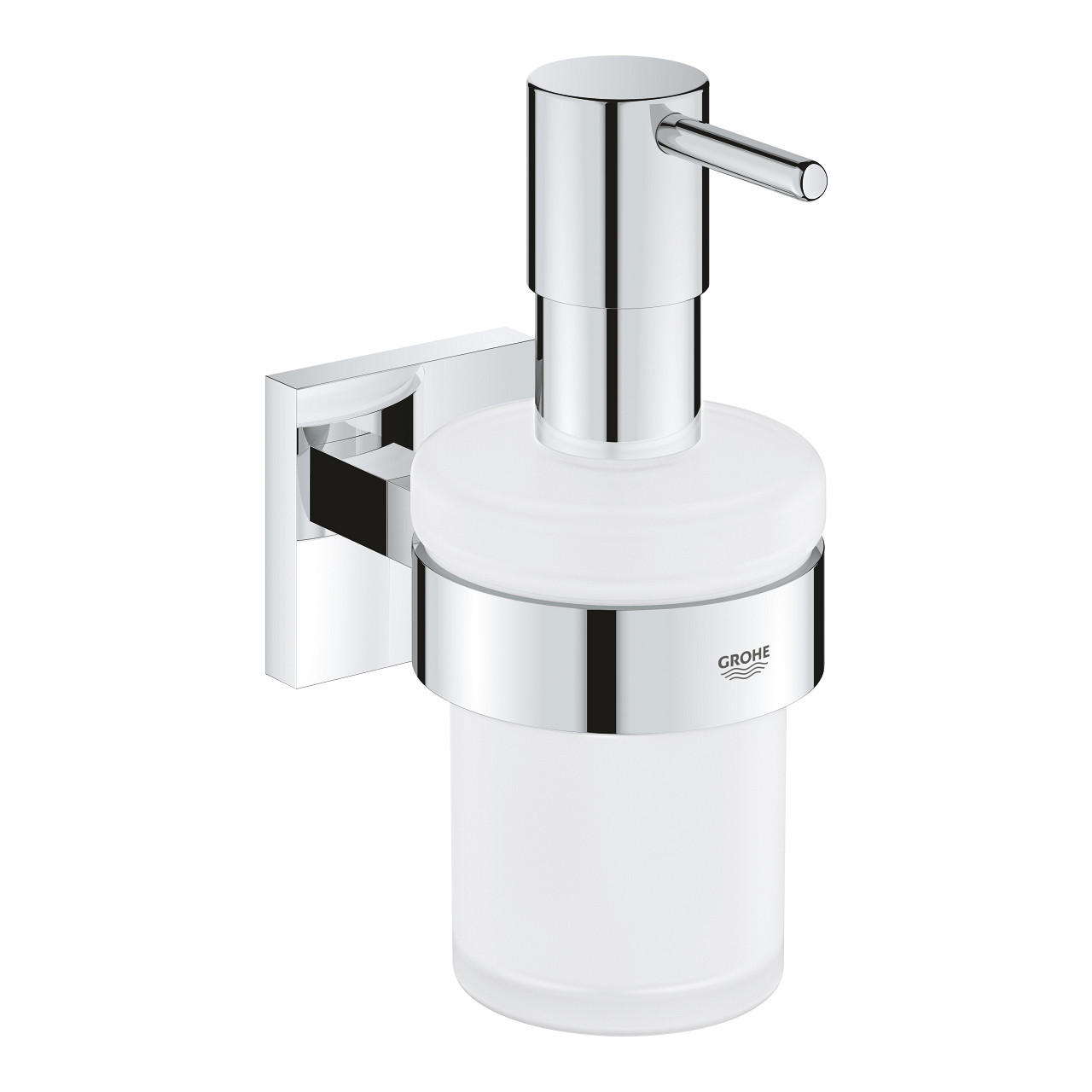 SZAPPANADAGOLÓ fém, Üveg  - króm, Basics, Üveg/fém (12,6/15,8cm) - Grohe