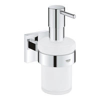 SZAPPANADAGOLÓ fém, Üveg  - króm, Basics, Üveg/fém (12,6/15,8cm) - Grohe