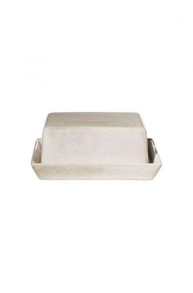 BUTTERDOSE Keramik Steingut - Beige, Design, Keramik (16,5/13,5/7cm) - ASA