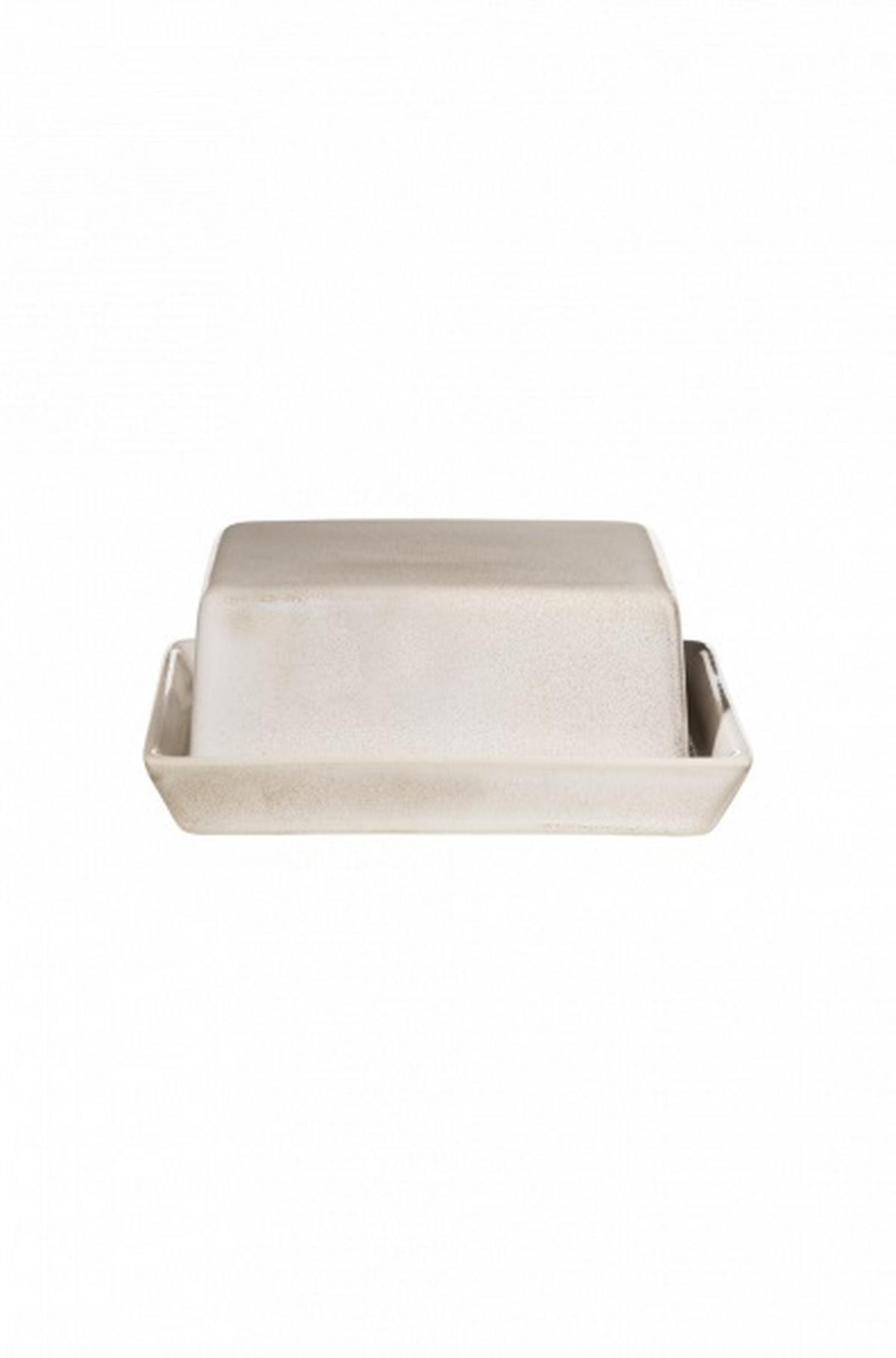 BUTTERDOSE Keramik Steingut  - Beige, Design, Keramik (16,5/13,5/7cm) - ASA
