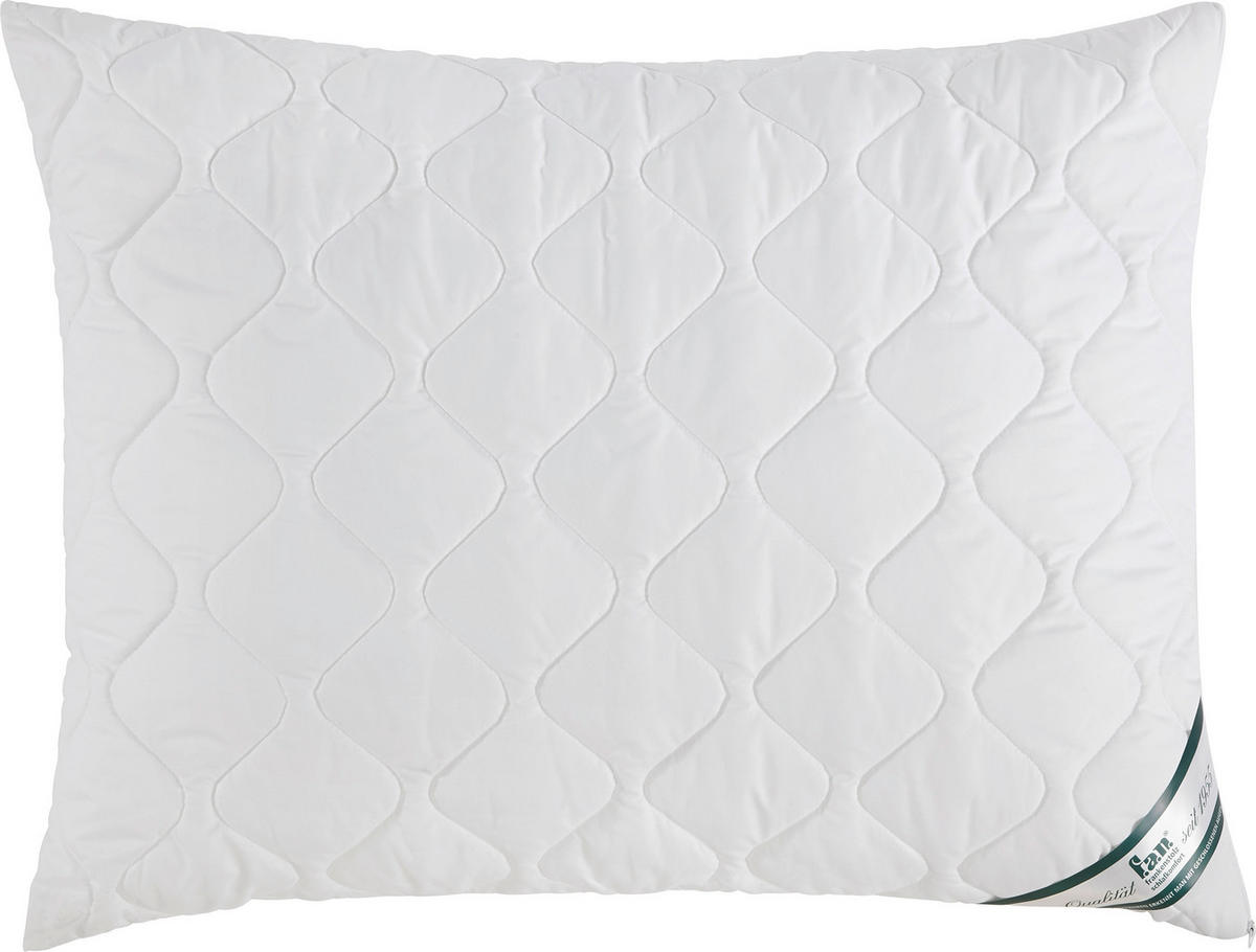 KOPFPOLSTER 70/90 cm   - Weiß, KONVENTIONELL, Textil (70/90cm) - FAN