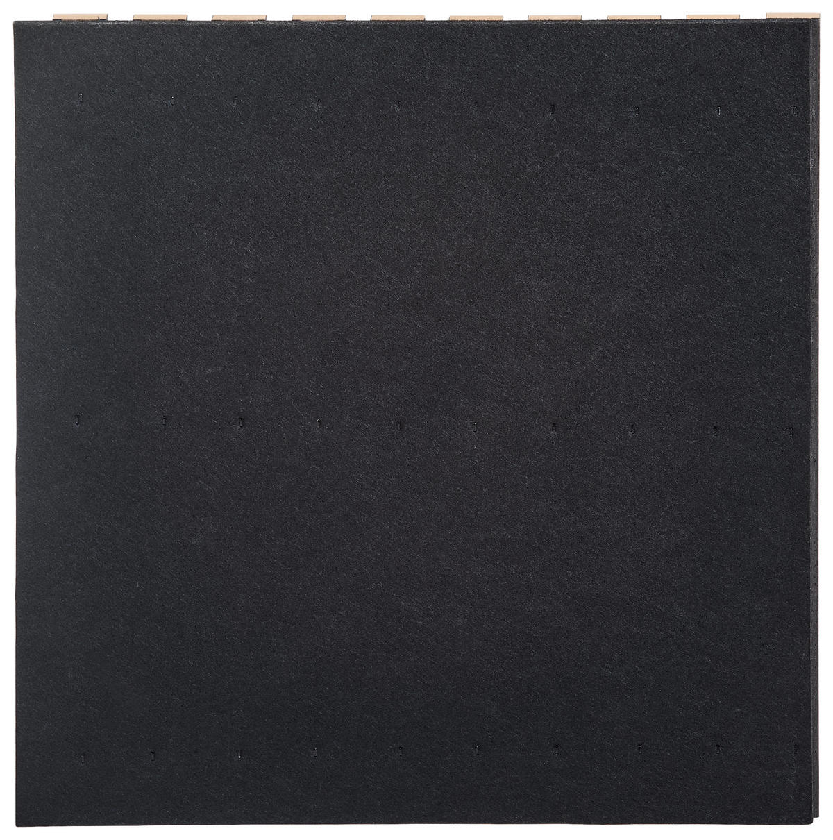 WANDPANEEL Schwarz  - Schwarz, Design, Holzwerkstoff/Kunststoff (41/41/2,1cm) - Livetastic