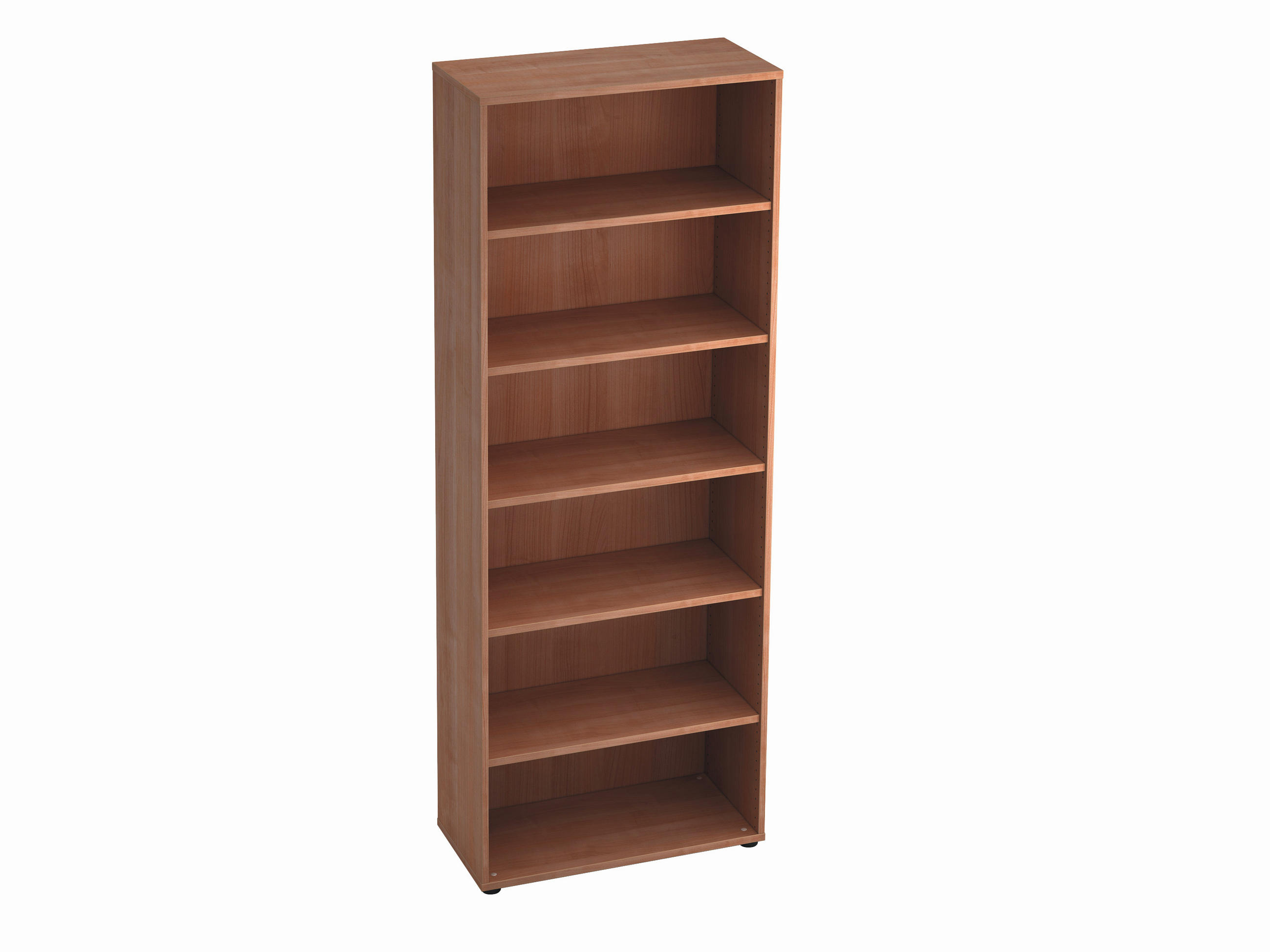 REGAL  80/215,6/40 cm Nussbaumfarben  - Nussbaumfarben/Schwarz, KONVENTIONELL, Holzwerkstoff/Kunststoff (80/215,6/40cm) - Venda