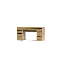 SCHREIBTISCH 152,6/55/77,6 cm Eiche Artisan   - Eiche Artisan, MODERN, Holzwerkstoff (152,6/55/77,6cm) - Livetastic