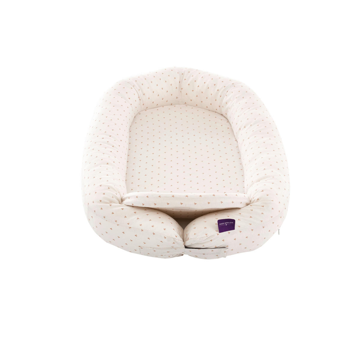 KUSCHELNEST Home Comfort  76/52/8 cm   - Beige, Basics, Textil (76/52/8cm) - Träumeland