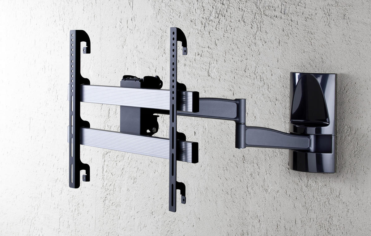 TV-WANDHALTER in Schwarz  - Schwarz, Konventionell, Metall (65/48/67cm) - MID.YOU