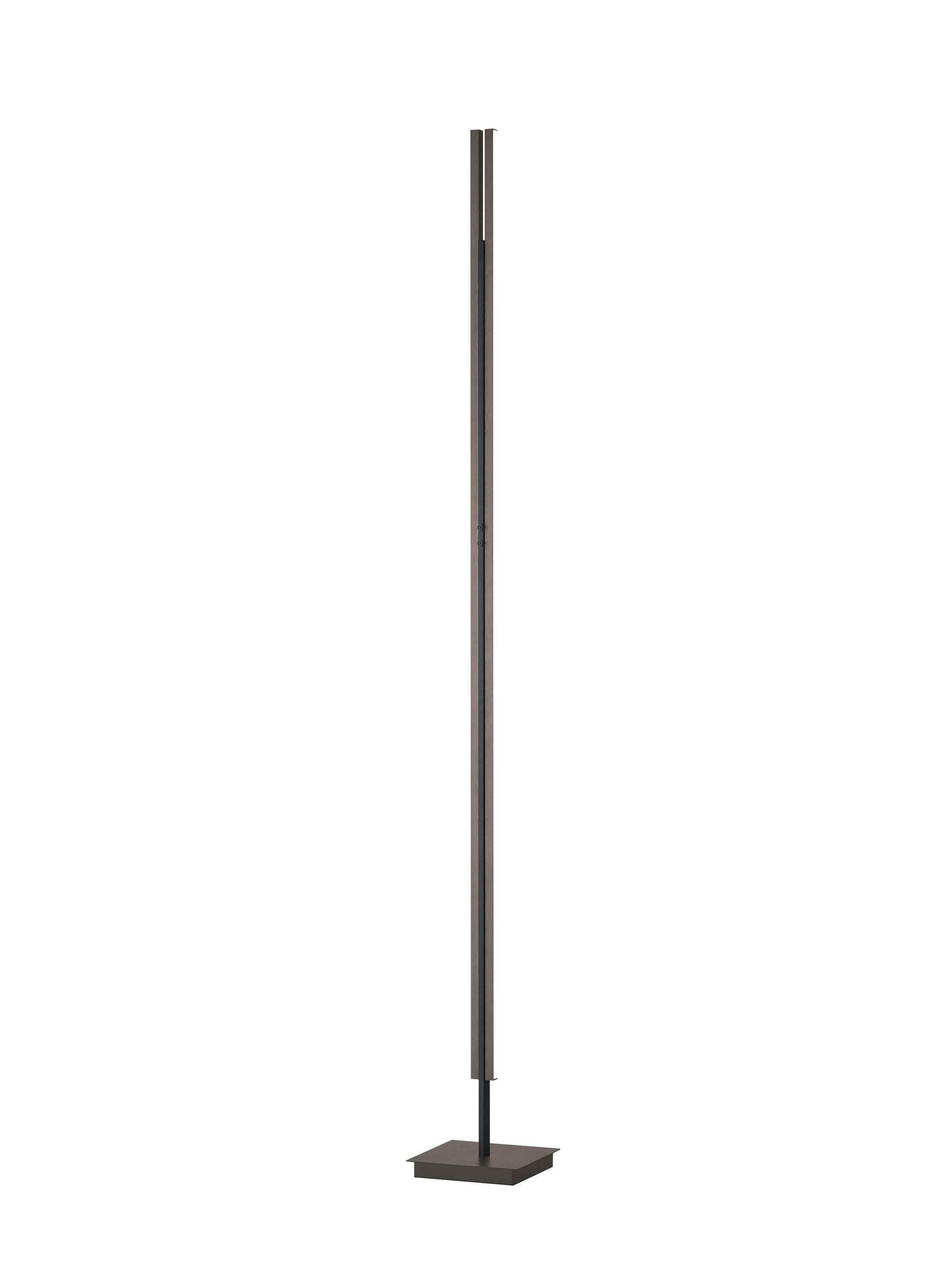 LED-STEHLEUCHTE - Bronzefarben, Design, Metall (4/165cm) - Hell