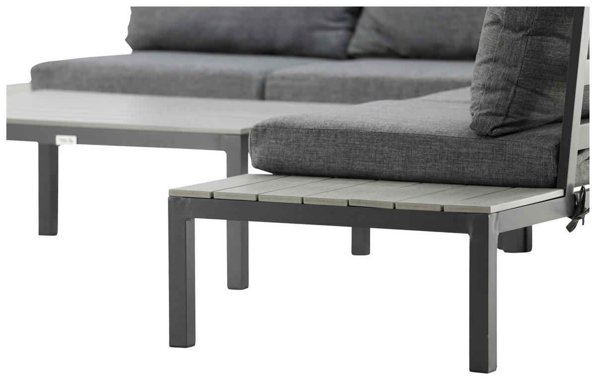 LOUNGEGRUPP  - svart, Klassisk, metall (133/167cm) - Gardenson