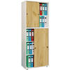 AKTENSCHRANK 70/183/37 cm  - Honigeiche/Weiß, Design, Holzwerkstoff (70/183/37cm) - MID.YOU