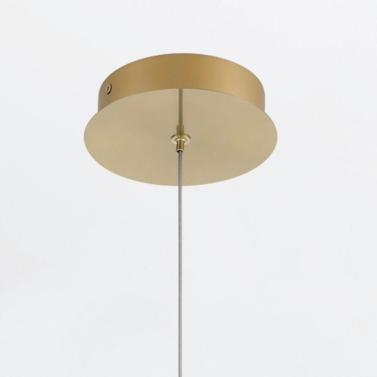 LED-HÄNGELEUCHTE 15/50,5/60 cm    - Goldfarben, Basics, Glas/Metall (15/50,5/60cm) - Elstead Lighting