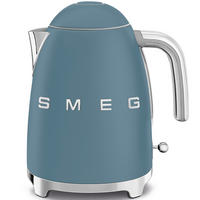 WASSERKOCHER 1,7 l  - Blaugrau, Design, Metall (22,6/24,8/17,1cm) - SMEG