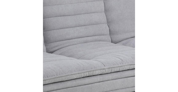 SCHLAFSOFA in Textil Hellgrau  - Hellgrau/Schwarz, Design, Textil/Metall (196/91/98cm) - Carryhome