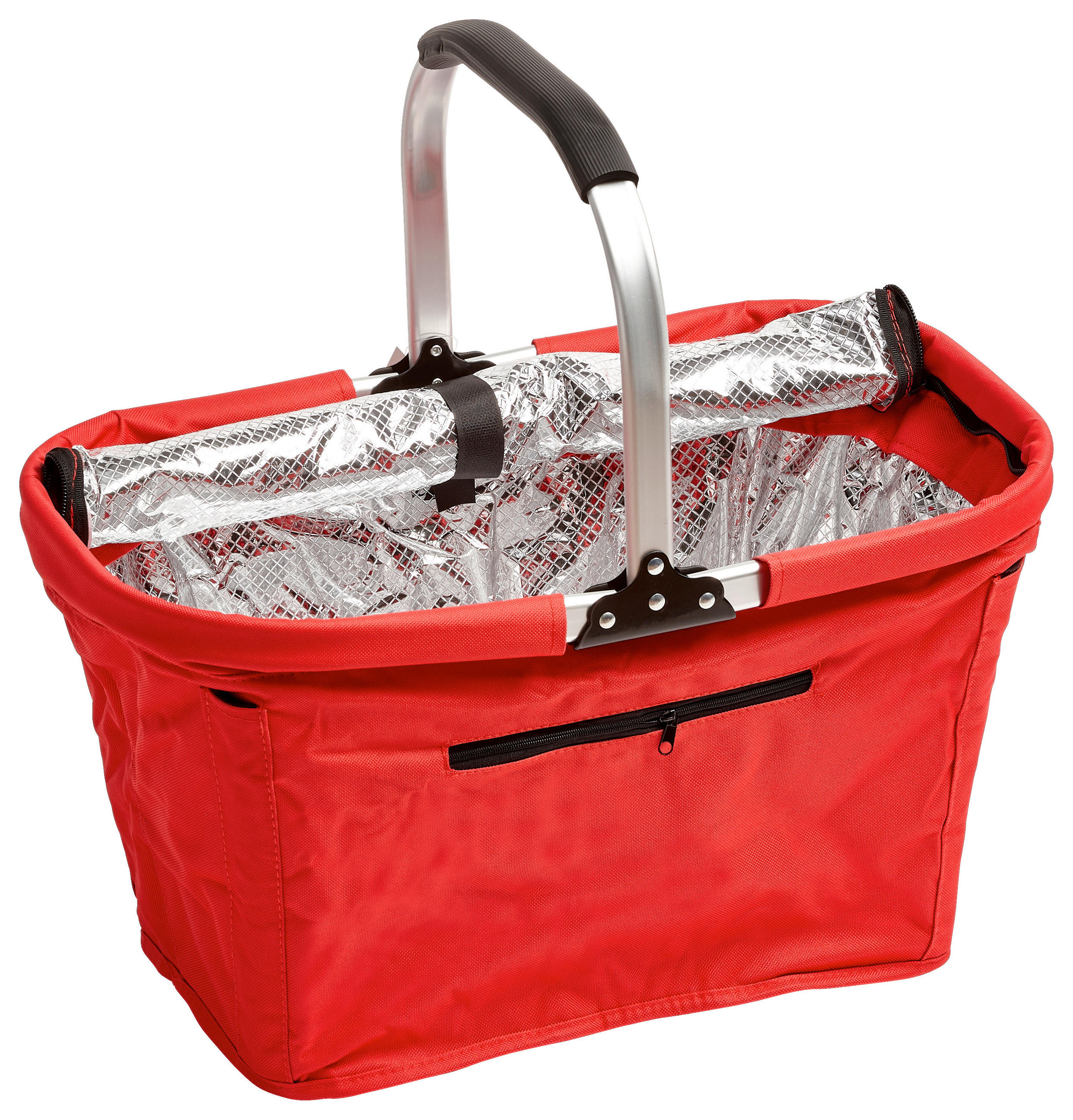 EINKAUFSKORB 30 L  - Rot, Basics, Kunststoff/Metall (50/27/27cm) - Boxxx