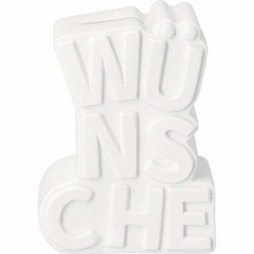SPARDOSE  - Weiss, Basics, Keramik (10,6/6,8/14,1cm) - Räder