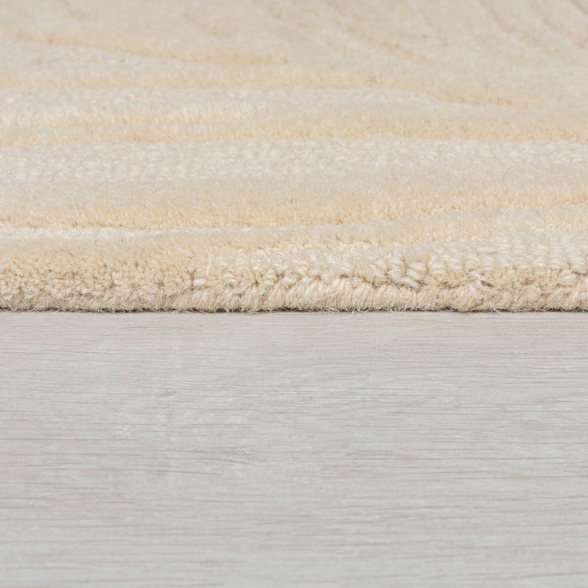 WOLLTEPPICH 160/160 cm Solace Beige  - Beige, Basics, Textil (160/160cm)