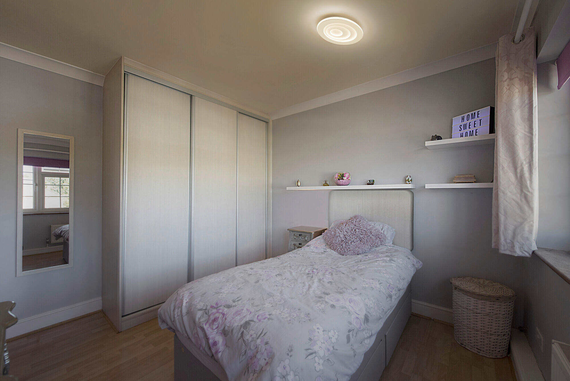 LED-DECKENLEUCHTE Orbis Spiral Round 36,5/5,6 cm   - Weiß, Design, Kunststoff/Metall (36,5/5,6cm) - Osram