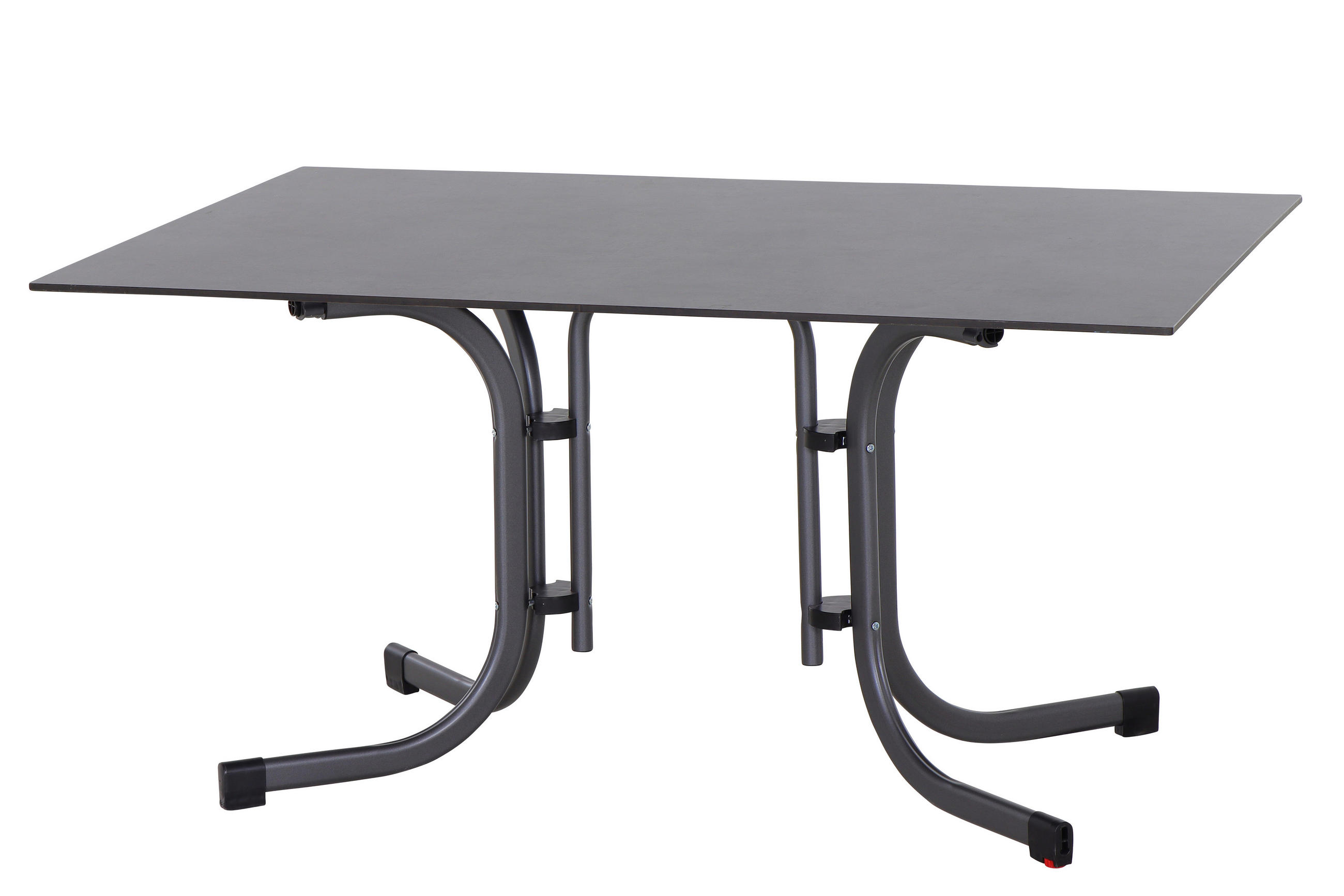 GARTENGARNITUR 5-teilig Stahl  - Anthrazit, Basics, Kunststoff/Metall (57/80/56cm) - Siena Garden