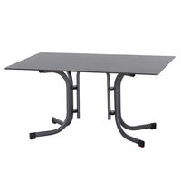 GARTENGARNITUR 5-teilig Stahl  - Anthrazit, Basics, Kunststoff/Metall (57/80/56cm) - Siena Garden