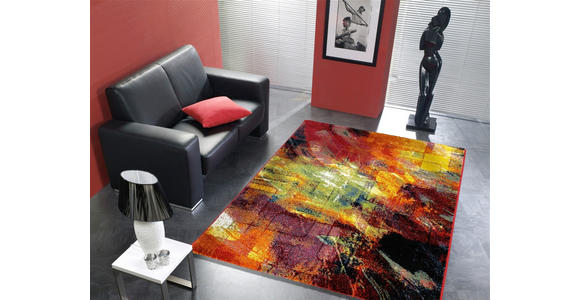 WEBTEPPICH 65/130 cm Happiness New Brush Multicolor  - Multicolor, Basics, Textil (65/130cm) - Novel