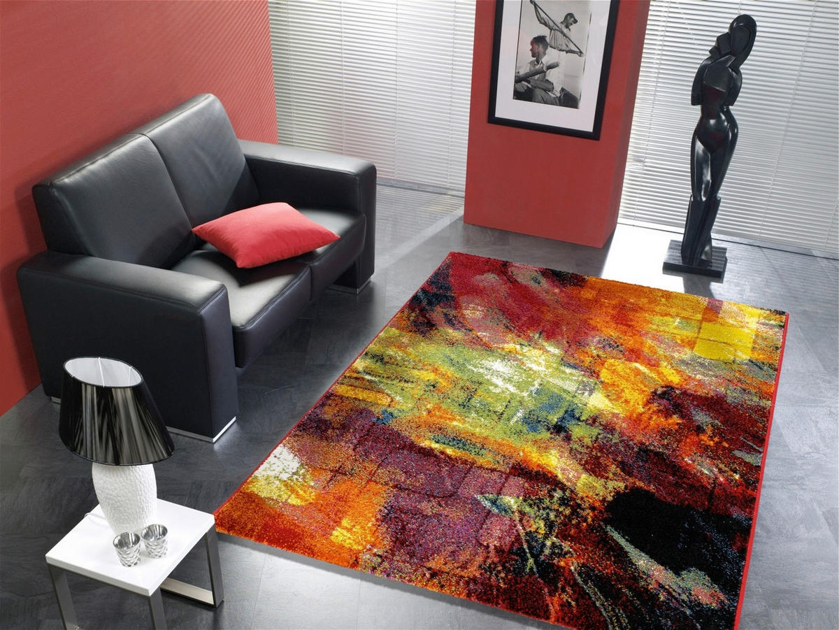 WEBTEPPICH 160/230 cm Happiness New Brush Multicolor  - Multicolor, Basics, Textil (160/230cm) - Novel