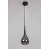 LUSTER     15/31,5/120 cm   - svetlosiva/crna, Trendi, staklo/metal (15/31,5/120cm)